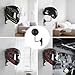 PUERSI Helmet Holder Wall Mount - 2 Pack 180° Rotation Helmet Hanger for Motorcycle Bike Racing Outerwear Sports Gear Display