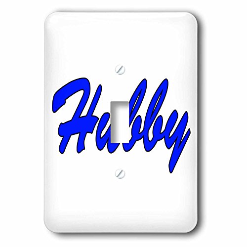 Hubby interrupteur à baïonnette bleu pour remplacer une plaque murale usée - 2