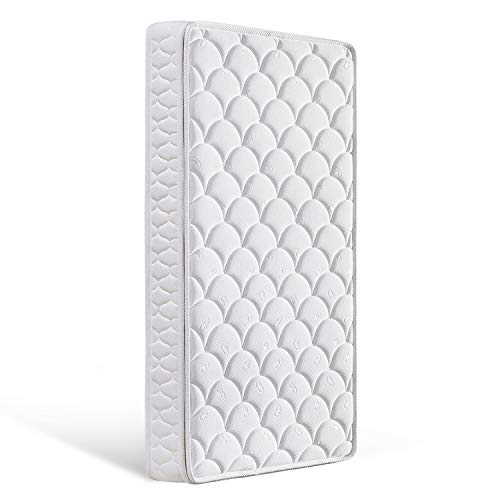 Bubble bear Knitted Premium Foam Crib Mattress and Toddler Mattress with Removable Washable Protector Cover, Good Flexibility, Breathable, Feel Soft, Size 52X27.6X4.5