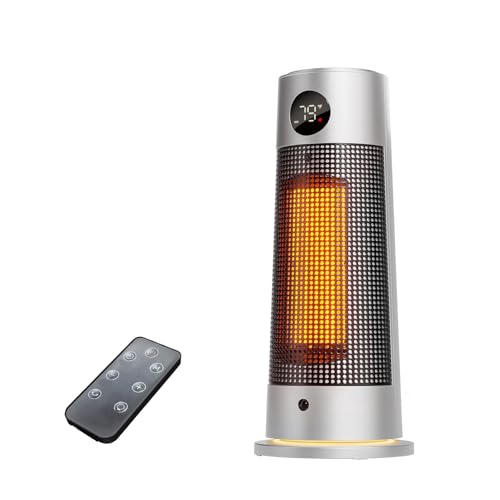 Electric Tower Space Heater with Remote and Oscillation