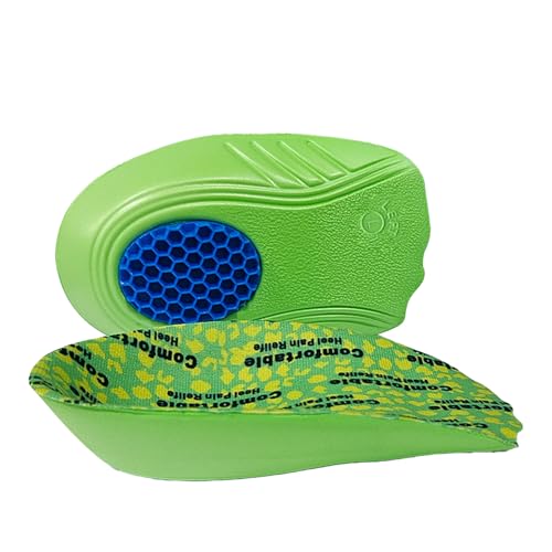 Plantillas de aumento de altura | Almohadillas de alivio del talón - Almohadillas de alivio de talón que absorben los golpes, plantillas elevadoras de zapatos de masaje para espolones, estrés