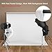 UTEBIT 10x10FT White Backdrop Background for Photography Polyester Photo Backdrop for Photoshoot, White Photography Background Seamless, Low Temperature Ironing to Remove Wrinkles
