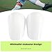 Kdjuope 2X Mini Soccer Shin Guards, Football Training Shin Guards, Small Soccer Equipment Gear for Men Women, White
