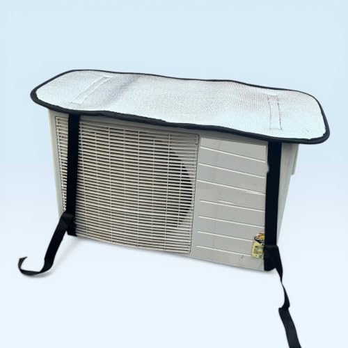 Image of AC Outdoor Unit Heat Protector Cover for Split AC | Waterproof, Dustproof & Sun Protection | Heat Resistant Outdoor AC Cover