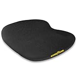 Goodyear Memory Foam Car Seat Cushion – Gel Seat Cushions for Office Chairs, Tailbone Pain Relief Cushion, Cooling Pillow, Slim Fit Car Seat