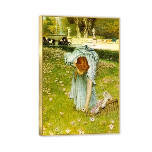 Toile Lawrence Alma-Tadema pour habiller un petit mur reproduction de tableau MOBYAT