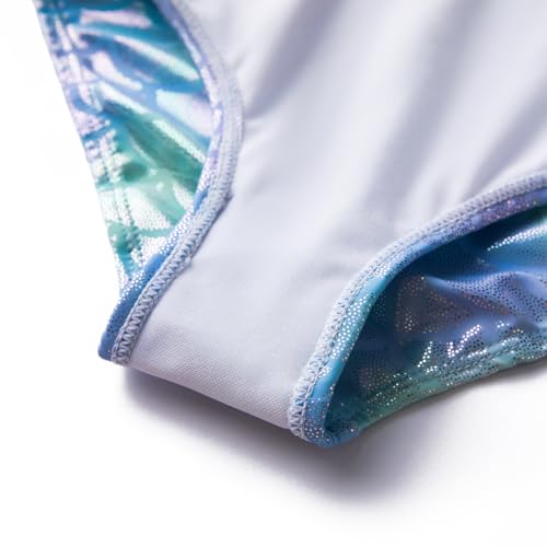 Image of Girl's One Piece Adjustable Phantom Shining Fish Scale Swimsuit