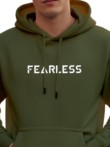 Image of XENOVAURBAN Hoodie for Men /Women | Unisex fit Cotton Fleece Hooded Sweatshirt - FEARL1
