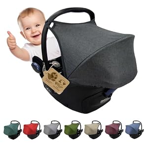 Sonnenverdeck Sonnendach Sonnenschutz für Babyschale kompatibel mit Maxi Cosi Cabrio Fix Gruppe 0