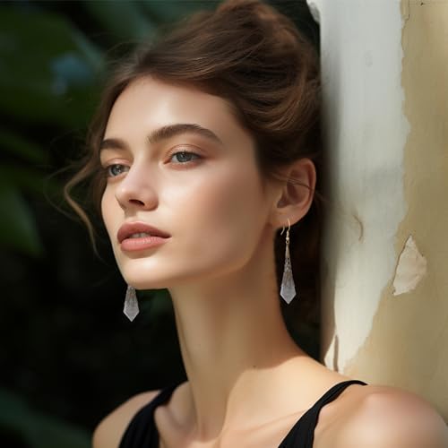 Boho Multiple Style Natural Stone Earrings for Women Unique Healing Gemstone Energy Hypoallergenic Lightweight Dangle Drop Earrings Multiple Styles Earrings Jewelry for Birthday Party Gift2