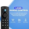 Control Remoto de Repuesto para Firestick, Compatible con Fire Smart TV Stick Lite/Stick 4K/Smart TV 3ra Gen/TV Cube (2da Gen/1ra Gen/3ra Gen)/TVs Stick (2da Gen/3ra Gen) con Voz 5