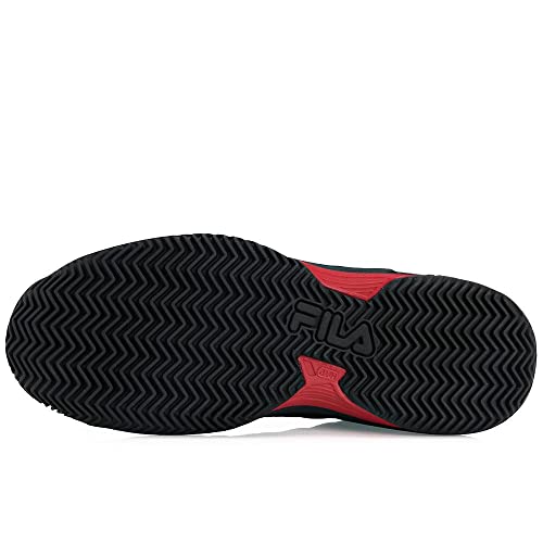 Tênis Fila Axilus Ace Clay Preto e Vermelho-41