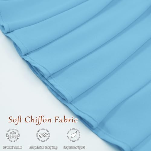 Image of Ciormis Chiffon Capelet Women's Soft Shawls and Wraps for Evening Dresses, Wedding Formal Dress Shawl Cape Cover up