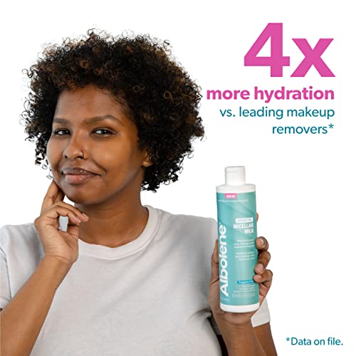 Albolene Micellar Milk Face Cleanser, Micellar Water Alternative, Makeup Remover And Cleansing Balm With Hyaluronic Acid, 10 Fl Oz #TOP4