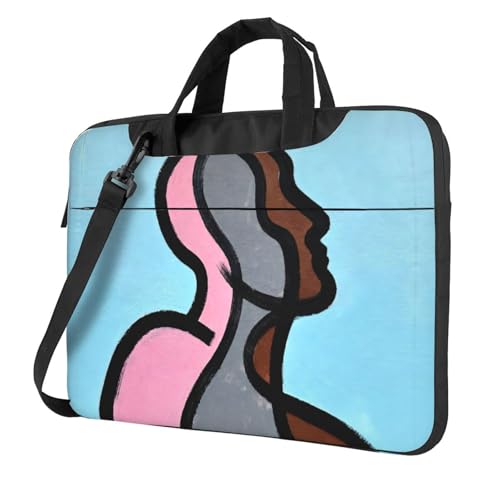 Sac pour ordinateur portable à imprimé ciel violet avec compartiment antichoc