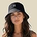 XMMAXFLOW Fashion Bucket Hat Cotton Summer Beach Sun Hat for Women Men Teen, Cat-Black