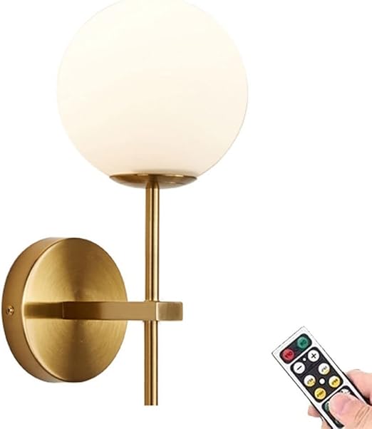 KEFA 1 Pack Battery Operated Wall Sconce/Wall Light, Not Hardwired