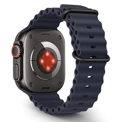 Gewhineul �I�[�V�����o���h �Ή� Apple Watch Ultra 49mm 46mm 45mm 44mm 42mm(Series 3/2/1), �E�H�[�^�[�X�|�[�c�V���R�[�������p�o���h �Ή� iWatch Ultra 3/2/1 Serie