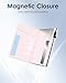 QLD RFID Wallet Women - Small Slim Trifold Wallet Anti-Theft Pop up Card Holder, Minimalist, Ultra Thin, Front Pocket, Premium Leather, 9-11 Cards Capacity | ID Window | Cash Slot