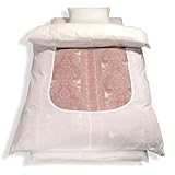 掛け布団カバー シングル 150 200 白 布団カバー T/C186本 綿35% ポリエステル65% 150×200cm ホワイト 旅館タイプ 昔ながらの 和式 メッシュ ネット張り 布団の柄が見えるタイプ 全開ファスナー ズレ防止ヒモ付き