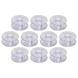 SimSel 10-Pack Bobbins for Brother, Husqvarna, Consew, Janome, Riccar, Juki, Necchi, and More! 55623