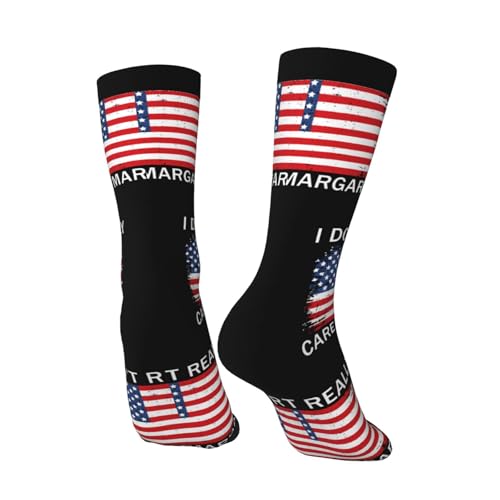 I Donâ€™t Really Care Margaret Comfortable Stylish Socks Breathable Durable Perfect Fashionable Socks4