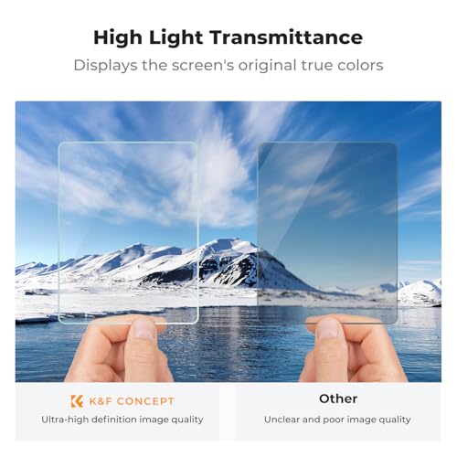 Image of K&F CONCEPT 3 Pack Camera Screen Protector Compatible with Fujifilm X-T5 Fuji XT5, 0.3mm 9H Hardness Tempered Glass Cover Anti-Scratch Bubble-Free & Hot Shoe Cover