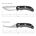 Outdoor Edge Swingblade Double Blade Hunting Knife with Rotating Skinning & Gutting Blades, Nylon Sheath, (Black, SB-10N)