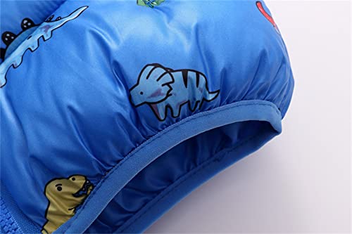 Toddler Kids Baby Boys Girls Winter Warm Jacket Outerwear Dinosaur Coats Hooded Padded Outwear Fall Coat2