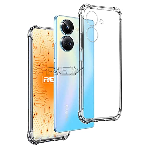 Funda Anti-Shock Gel Transparente para OPPO REALME 10 Pro 5G, Ultra Fina 0,33mm, Esquinas Reforzadas, Silicona TPU de Alta Resistencia y Flexibilidad
