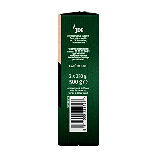 Jacques Vabre Café moulu Nectar 3Kg (lot de 6 x 2x250G) – vue 4