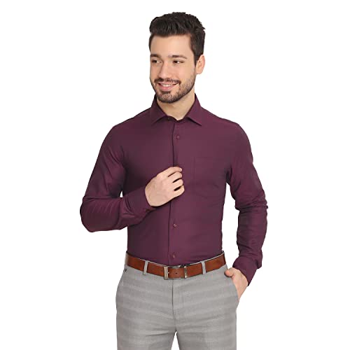 Image of blackberrys Structured Cotton Slim Men's Shirt