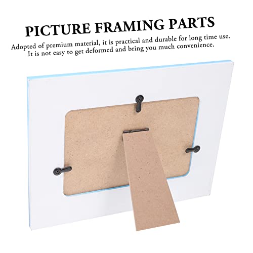 Image of POPETPOP 100pcs Picture Frame Backing Clips Turn Button Hardware for Easy Installation Frame Accessories for Crafting and Hanging Photos