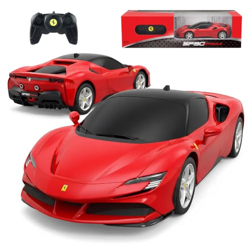 Image of BEZGAR 1:24 Official Licensed Ferrari SF90 Stradale Remote Control Car