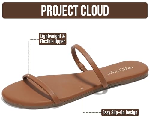Image of Project Cloud Summer Sandals for Women with Memory Foam Insole (Transition) | Memory Foam Insole; Beach Flip Flops; Non-Slip Sole; Lightweight Double Straps; Summer Sandals for Women; Everyday Comfort