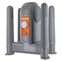 DryGuy Force Dry DX - Boot, Shoe, Garment & Gear Dryer - Convection Heating with Quiet Forced-Air Central Blower - 4 Drying Ports w/2 Extensions - Dries in 1-3 Hours - Heat/No Heat Switch & 3-Hr Timer