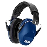 Dr.meter Gehörschutz Kinder, ohrenschützer kinder NRR 27dB, Lärmschutz Kopfhörer Kinder mit Autismus zum Schlafen Lernen Kinder Verstellbares Kopfband Navy blau