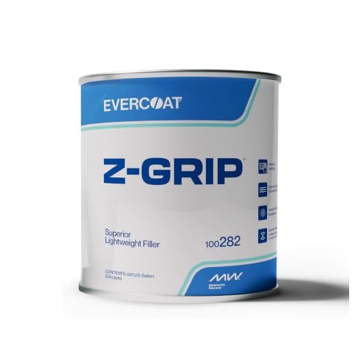 Evercoat Z-Grip Lightweight Body Filler for Aluminum, Fiberglass & More - 128 Fl Oz