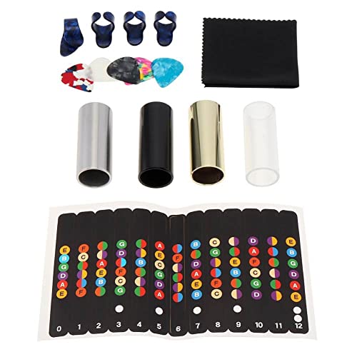 WGOEODI 15 pcs/lot Kit de médiators pour Guitare, avec boîte en Acier Inoxydable pour Le Pouce, Autocollant pour… - Les Beatles, Paul McCartney, John Lennon, RIngo Starr, George Harrison WGOEODI 15 pcs/lot Kit de médiators pour Guitare, avec boîte en Acier Inoxydable pour Le Pouce, Autocollant pour…