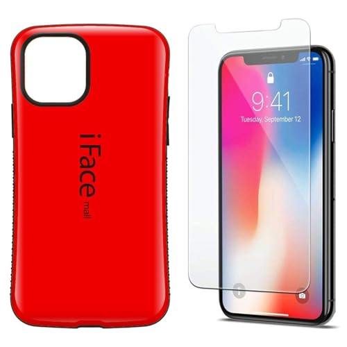 �yiFace mall iPhone 11 �݊��i �P�[�X & 2.5D�����K���X�t�B�����z �A�C�t�H��11 �X�}�z�J�o�[ �A�C�t�F�C�X ���[�� �A�C�t�H�� 11 �ϏՌ� ��ʕی�t�B���� (���C�g���b�h)