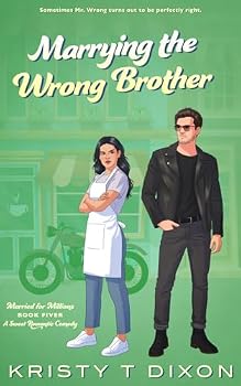 Paperback Marrying the Wrong Brother: A Sweet Romantic Comedy (Married for Millions) Book