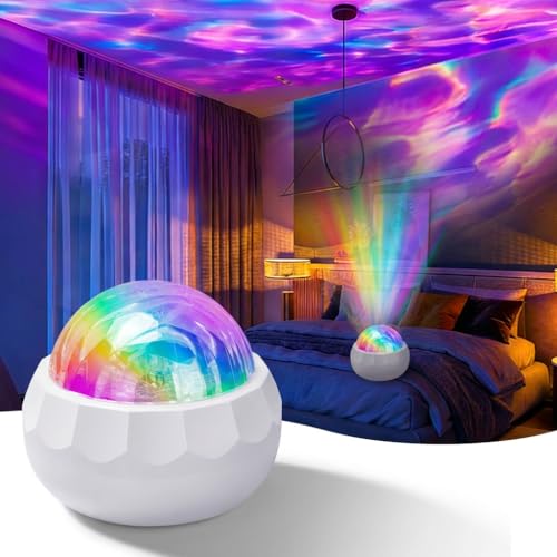 SCLWSS Autism Sensory Light Projector USB-Powered Ceiling Projection Calming Effects Multicolor Plastic Medium