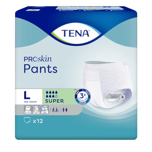 Tena - Tena Proskin Super (Size L) Pants - 12 Pieces