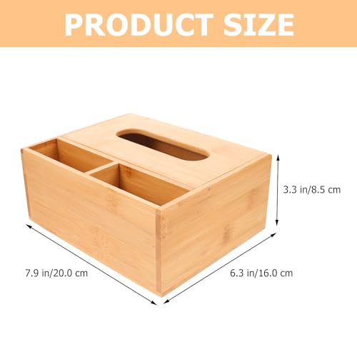 Rangement bois robuste Zerodeko à compartiments kaki pour accessoires de bureau - 3
