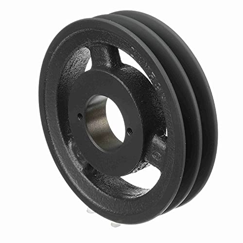 Browning 2AK59H Bushed Classical Gripbelt Sheave, 4L or A, 3L Belt, 2 Grooves, Uses H Bushing