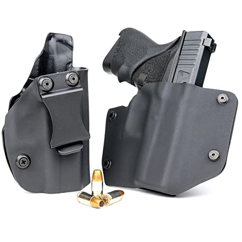 R&R Holsters OWB & IWB Combo Pack - Black (Right-Hand, for Walther P22)