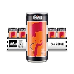 Fiery Ginger Beer by The Artisan Drinks Company - 200mlx24 cans - Natural Ingredients - A Blend of Root Ginger, Cloudy Lemon And A Hint of Chilli - Ginger Beer for Rum, Bourbon & Vodka – The Artisan Drinks Company