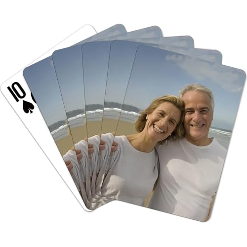 Naipes personalizados con foto y texto a medida