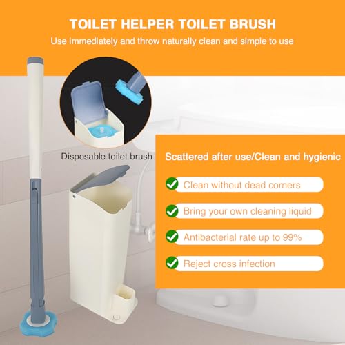 Image of Toilet Wand Holder Replacement for Clorox - Compatible with Clorox Toilet Wand System, Secure & Durable Storage for Toilet Cleaning Brush