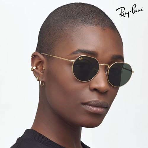 Ray-Ban RB3565 JACK Round Shape Sunglasses With Eyewear Kit Bundle - Adjustable Nose Pads - Ideal Formal and Casual Wear Retro Sunglasses